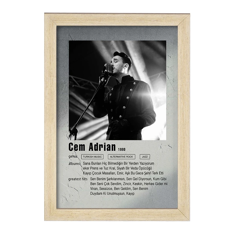 تابلو خندالو مدل جم آدریان (Cem Adrian)   کد F11239