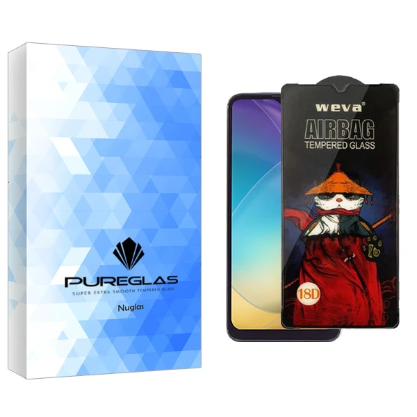 محافظ صفحه نمایش پیور گلس مدل NuGlas Airbag مناسب برای گوشی موبایل وان پلاس X10 Plus