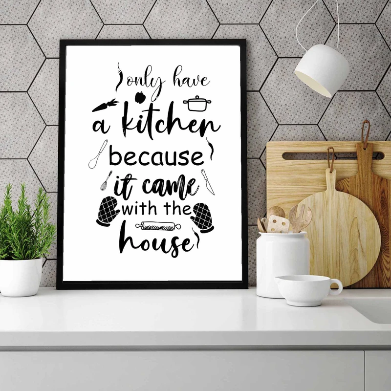 تابلو آتریسا طرح آشپزخانه مدل AK011