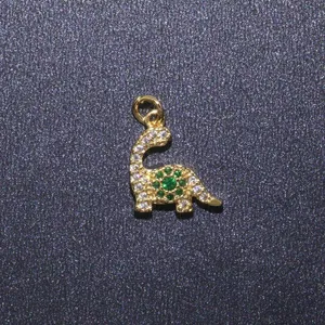 آویز گردنبند طلا 18 عیار زنانه قیراط طرح دایناسور کد GH2714