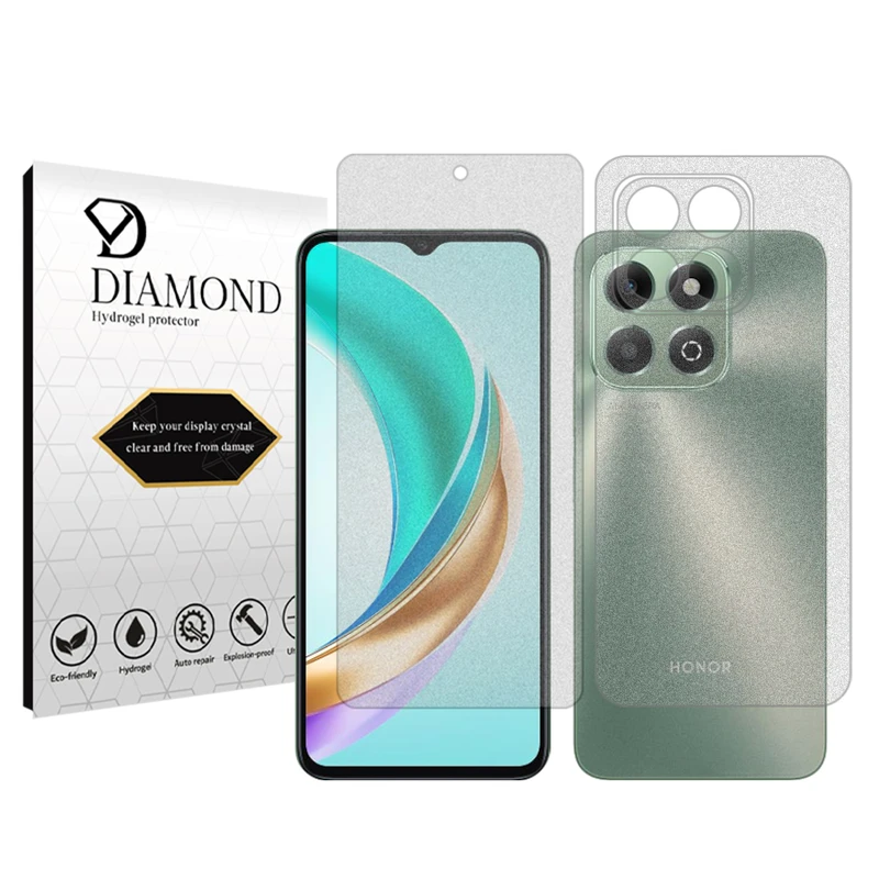 محافظ صفحه نمایش مات دیاموند مدل Tough مناسب برای گوشی موبایل آنر X6b به همراه محافظ پشت گوشی