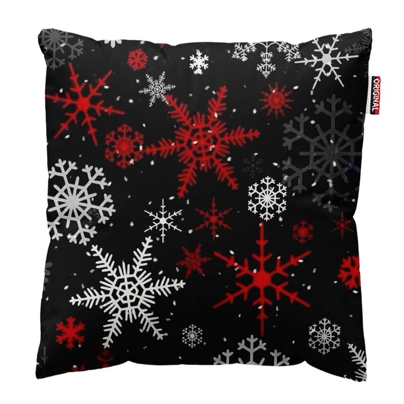   کوسن پاد آفرین طرح زمستون و برف کد 2030 سایز 30*30 سانتی متر