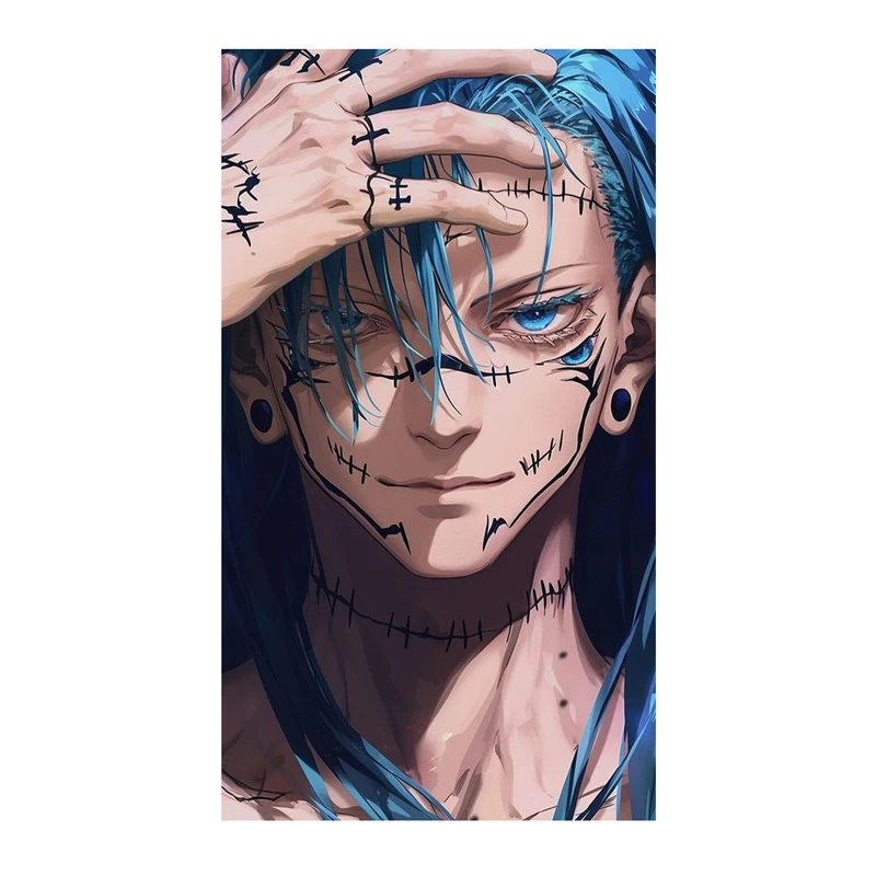 استیکر لپ تاپ و موبایل مدل انیمه طرح جوجوتسو کایسن ریومن سوکونا jujutsu kaisen ryomen sukuna کد 624