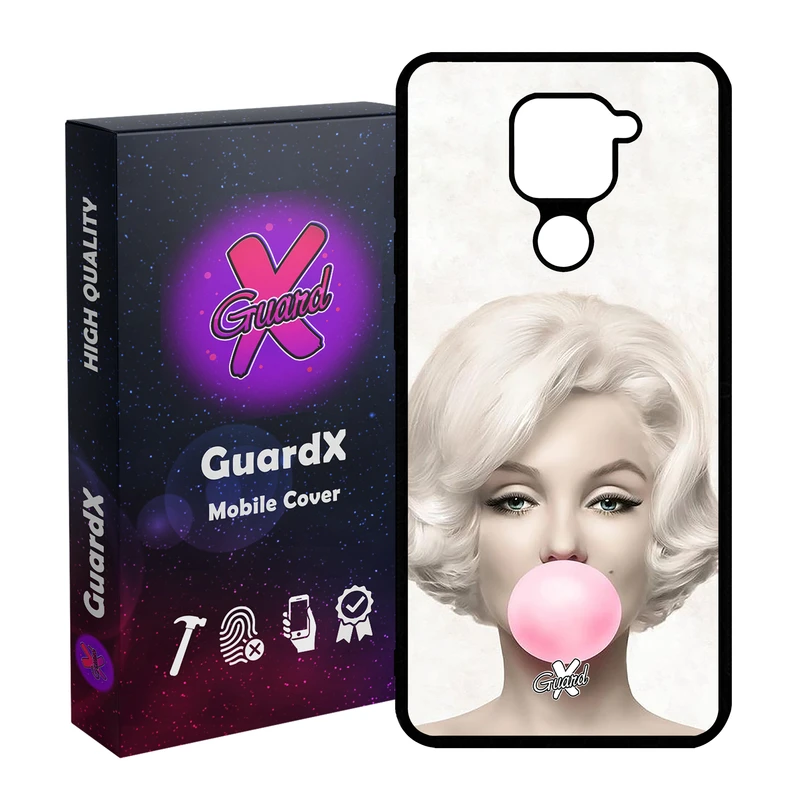 کاور گارد ایکس طرح Marilyn Monroe مدل Glass10257 مناسب برای گوشی موبایل شیائومی Redmi Note 9