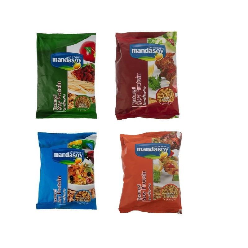 سویا درشت و ریز و جوجه و کباب مانداسوی - 150 گرم بسته 4 عددی