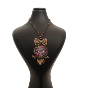 گردنبند دخترانه مدل جغد کد 10