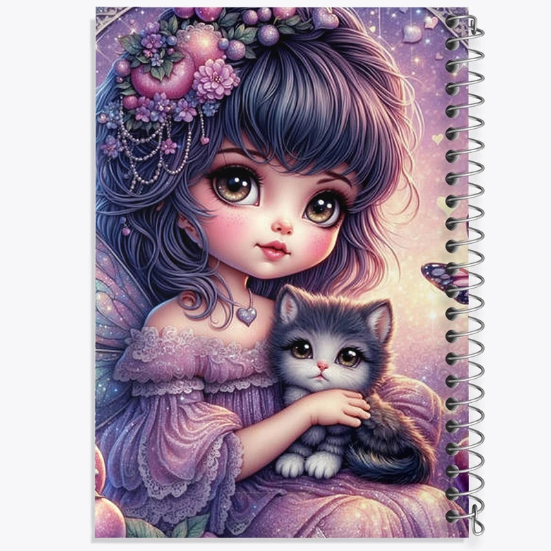 دفتر نقاشی 50 برگ خندالو طرح دخترانه کد F2107