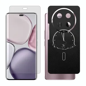 Glass Together model matte screen protector suitable for Honor X9c mobile phone with back cover sticker