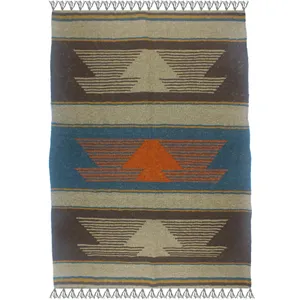 گلیم دستبافت یک متری کد pad 24137