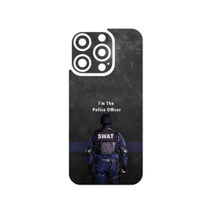 MAHOOT Police Officer Cover Sticker for Apple iPhone 15 Pro