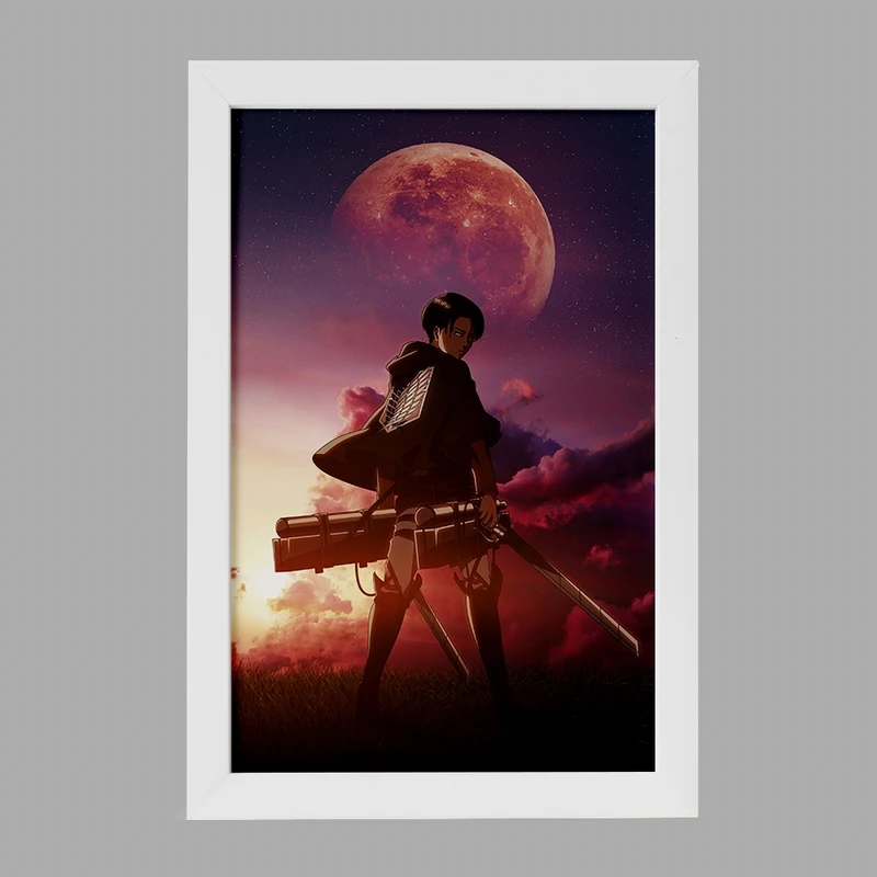 تابلو خندالو مدل انیمه اتک آن تایتان کد F817