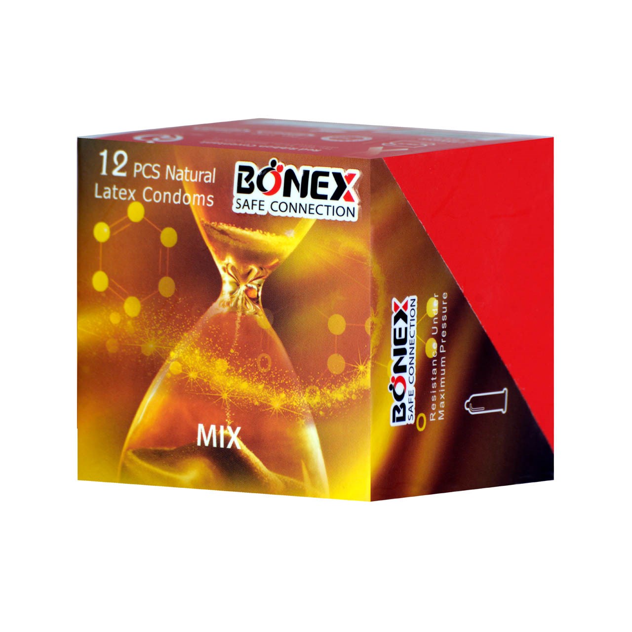 کاندوم بونکس مدل Mix بسته 12 عددی