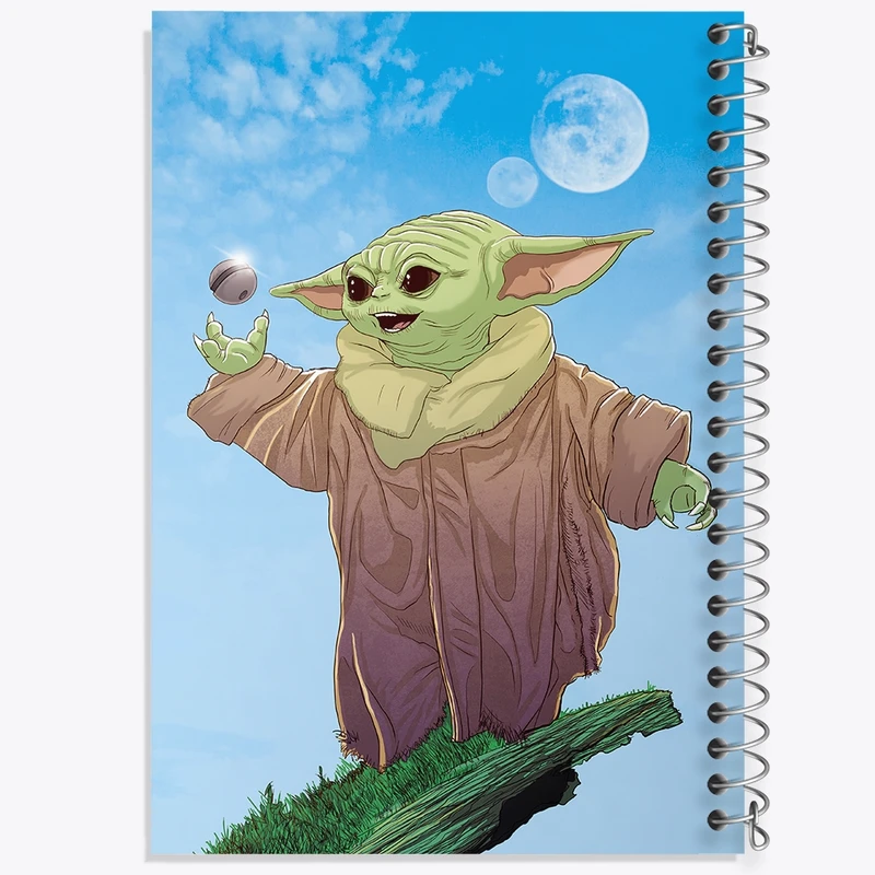 دفتر نقاشی 50 برگ خندالو طرح بیبی یودا کد F1987