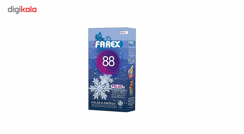 کاندوم فارکس مدل Polar 88 بسته 12 عددی