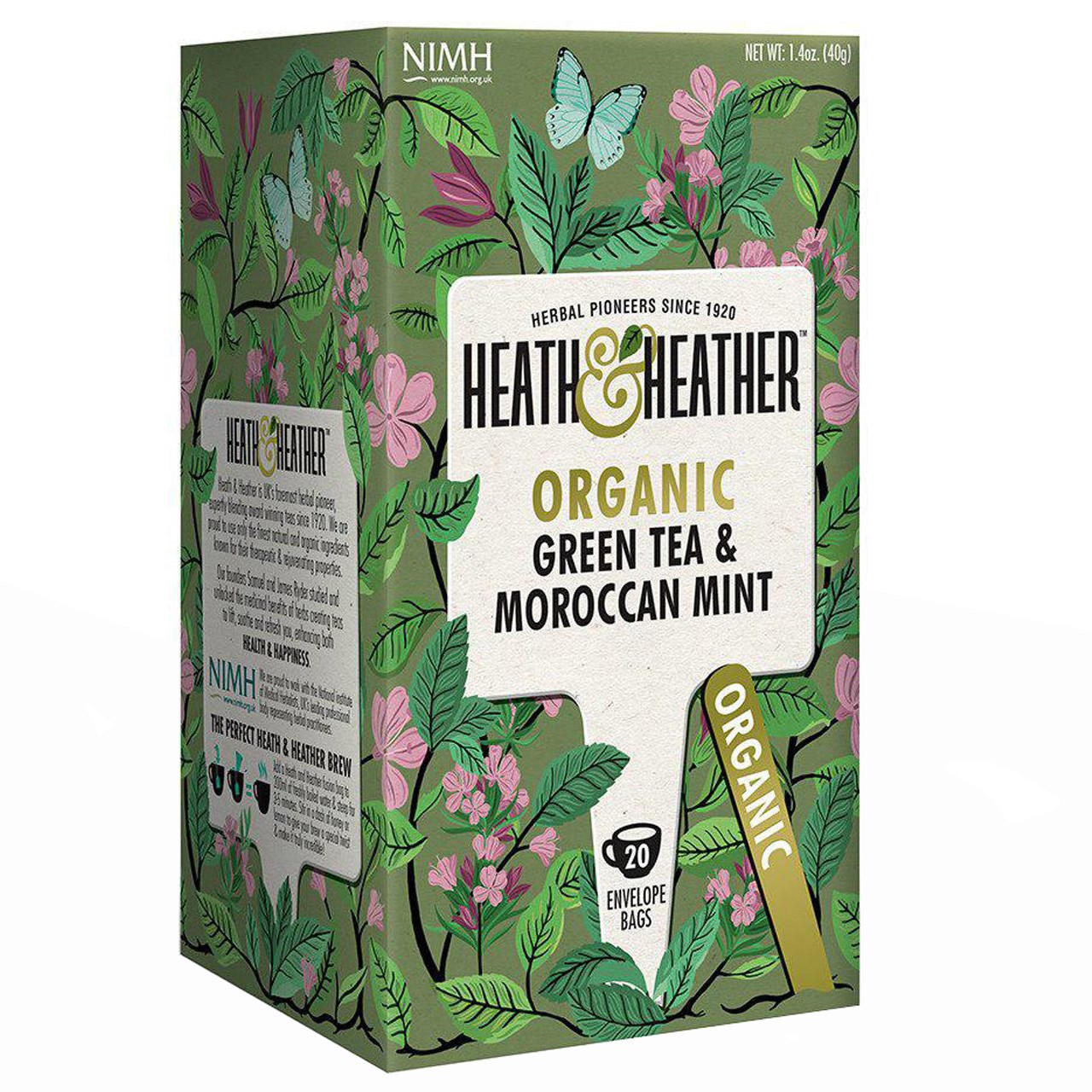 بسته دمنوش هیت و هیتر مدل Green Tea With Moroccan Mint