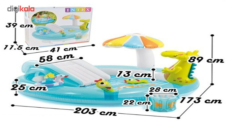 مجموعه بازی آبی بادی اینتکس مدل 57129