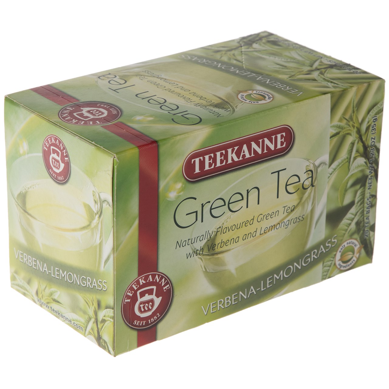 چای کیسه ای تی کانه مدل Green Tea Verbena Lemongrass بسته 20 عددی