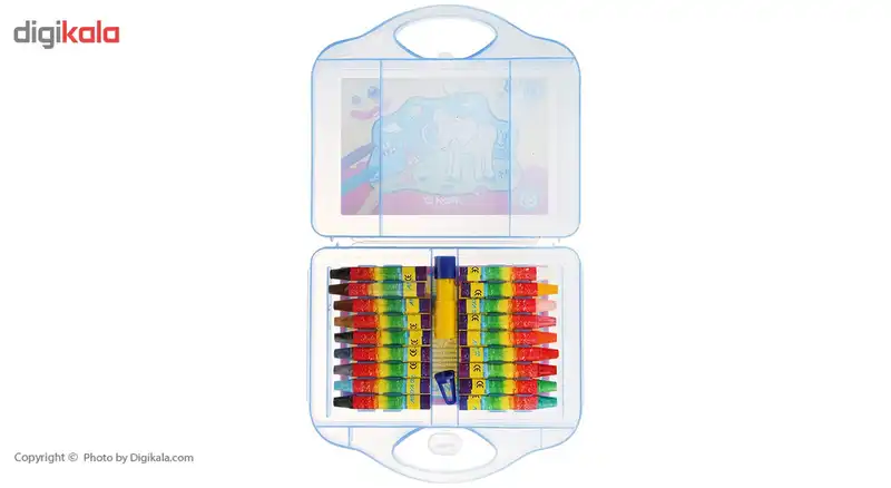 پاستل روغنی 18 رنگ آریا مدل 2030