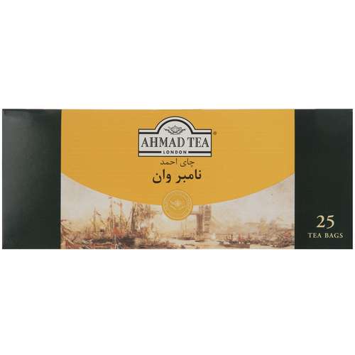 چای کیسه ای English No.1 احمد بسته 25 عددی