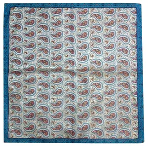 رومیزی ترمه ابریشمی کد 2041 سایز 100 × 100 سانتی متر