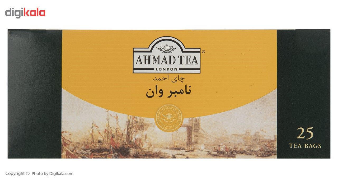 چای کیسه ای احمد مدل English No.1 بسته 25 عددی main 1 2