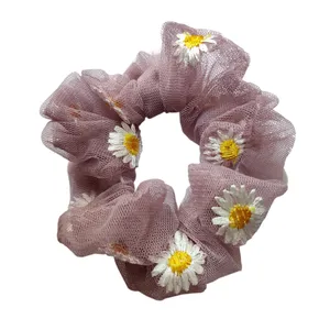 گیره مو دست ساز مدل گل بابونه