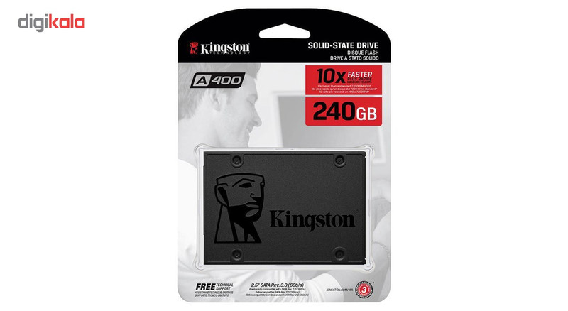 اس اس دی اینترنال کینگستون مدل A400 ظرفیت 240 گیگابایت