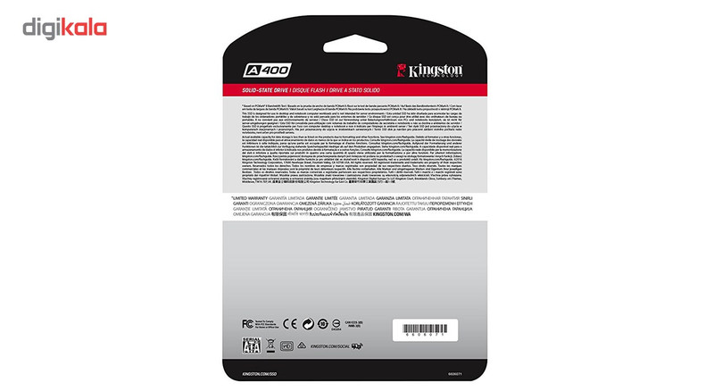 اس اس دی اینترنال کینگستون مدل A400 ظرفیت 240 گیگابایت