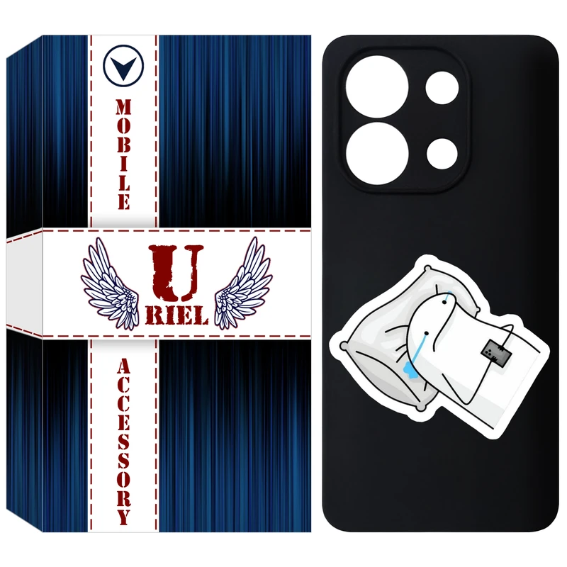 کاور یوریل مدل KSH کد 81 طرح غمگین مناسب برای گوشی موبایل شیائومی Redmi Note 13 4G