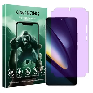 KING KONG anti purple Screen Protector Suitable for Xiaomi Poco F6 Pro Mobile Phone