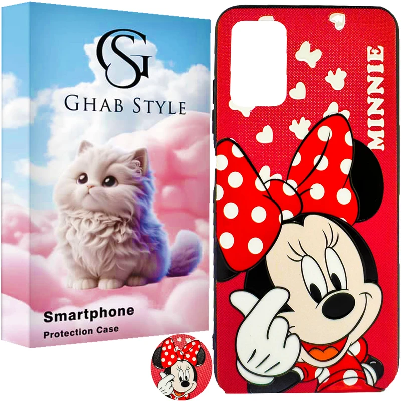 کاور قاب استایل مدل Sport مناسب برای گوشی موبایل سامسونگ Galaxy A03sبه همراه پاب سوکت