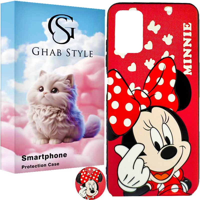 کاور قاب استایل مدل Sport مناسب برای گوشی موبایل سامسونگ Galaxy A03sبه همراه پاب سوکت