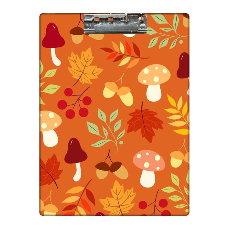 تخته شاسی طرح پترن پاییزی قارچ و بلوط کد  8129251 سایز A4