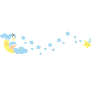 Zhivar Blue Full Star Dream Wall Sticker
