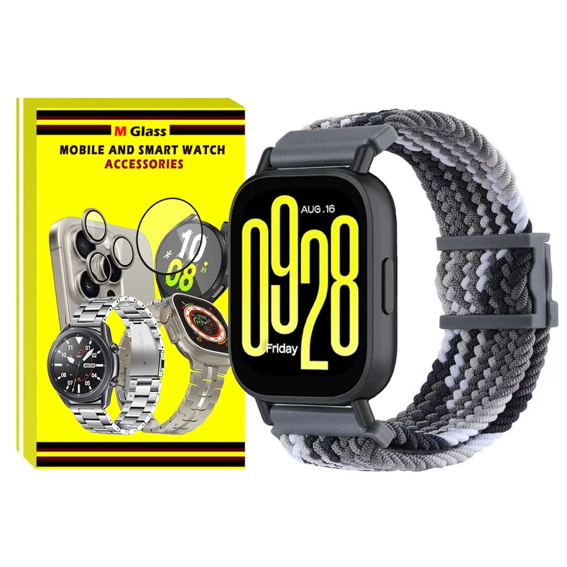 بند ام‌گلس مدل Braided Magnet MG TW مناسب برای ساعت هوشمند شیائومی Redmi Watch 5 Active / Redmi Watch 5 Lite