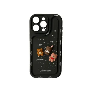 کاور مدل عروسکی طرح برجسته کد ۵۰ مناسب برای گوشی موبایل اپل iPhone 15 Pro Max