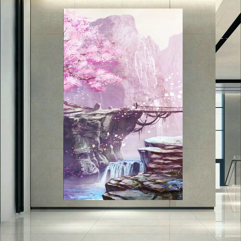 پوستر طرح طبیعت مدل انیمه کد AR23570