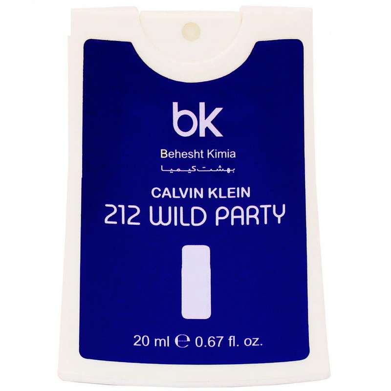 عطر جیبی مردانه بی کی مدل 212 وایلد پارتی حجم 20 میلی لیتر