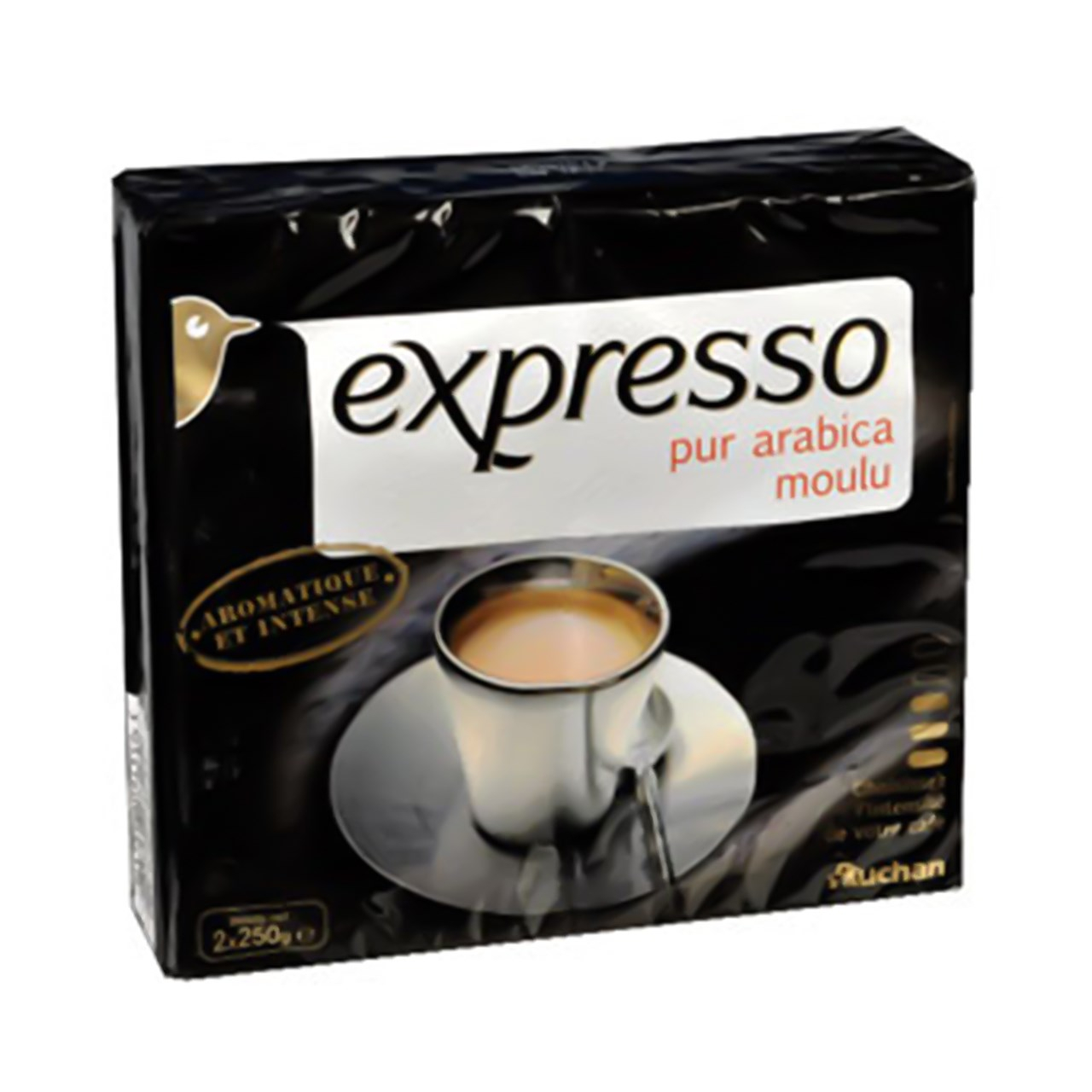 بسته قهوه کافه مولو مدل Expresso Pur Arabica مجموعه 2 عددی