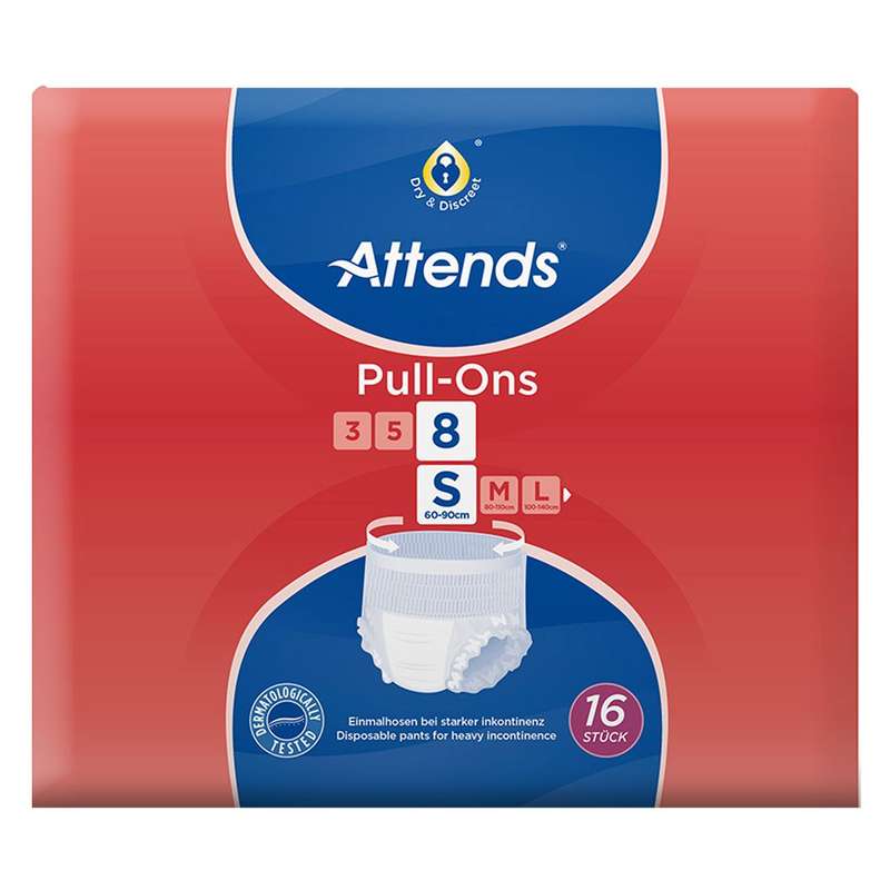 پوشک بزرگسال اتندز مدل Small بسته 16 عددی