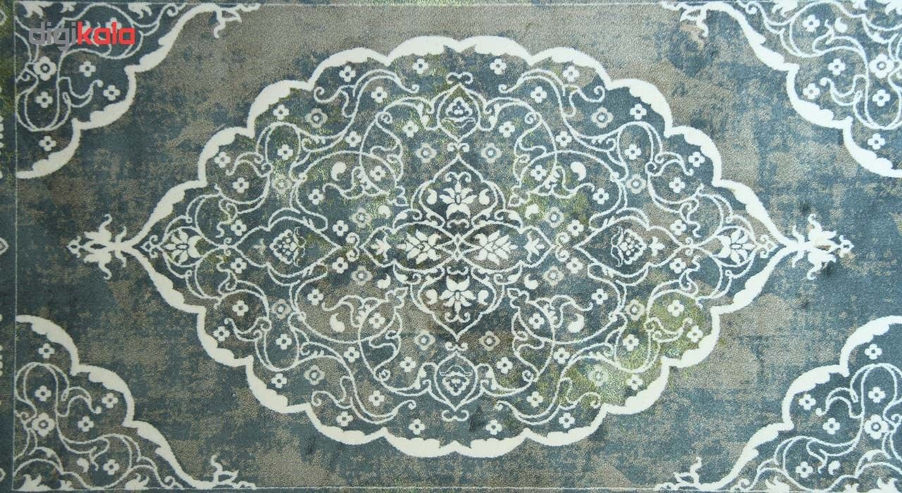 فرش ماشینی مهتاب پارسیان طرح صوفیا زمینه آبی main 1 2