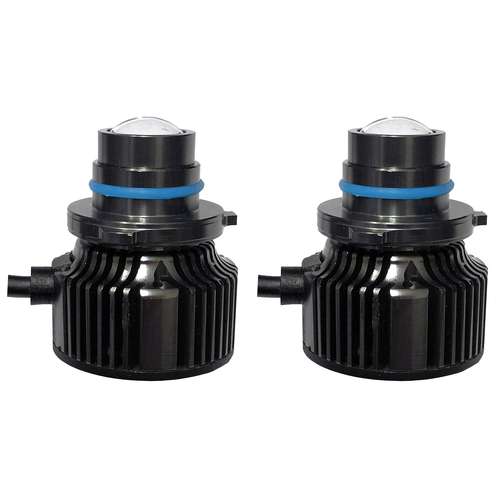 لامپ هدلایت خودرو لیزر مدل لنزی پایه 9005 بسته دو عددی 