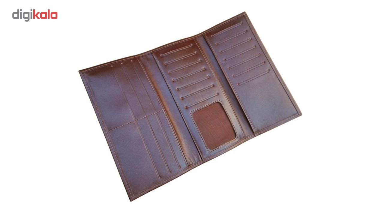 کیف پول زنانه چرم طبیعی دیاکو مدل 313