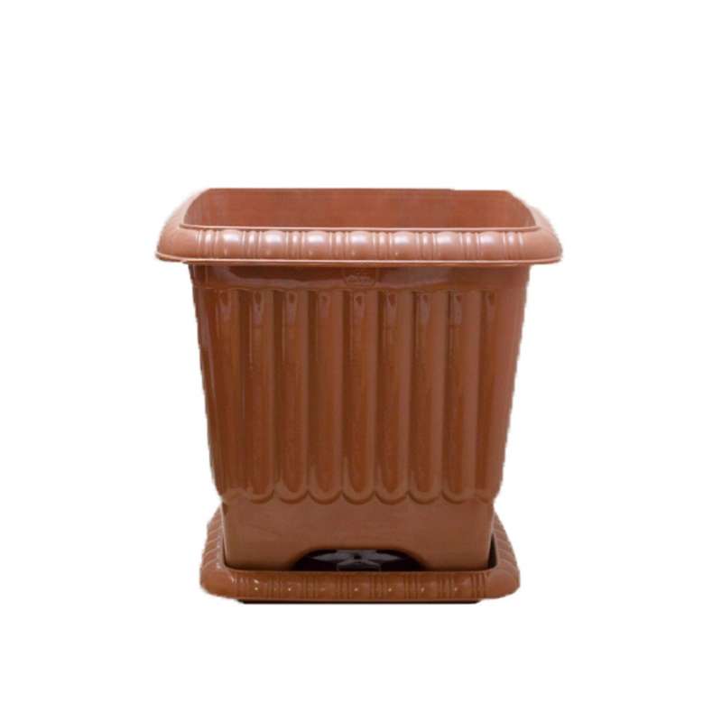 گلدان پلاستیکی507 نشاط ابعاد37/37 ارتفاع 32