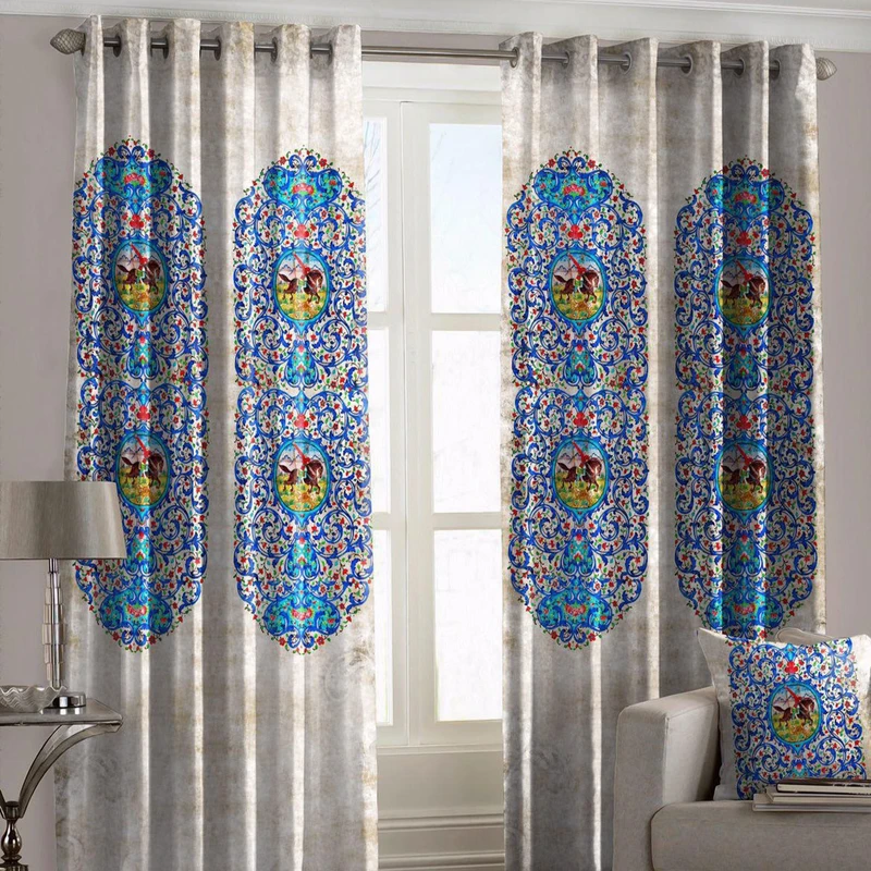 مجموعه دو عددی پرده مینوتو هوم مدل SA-019 ارتفاع 300 سانتی متر