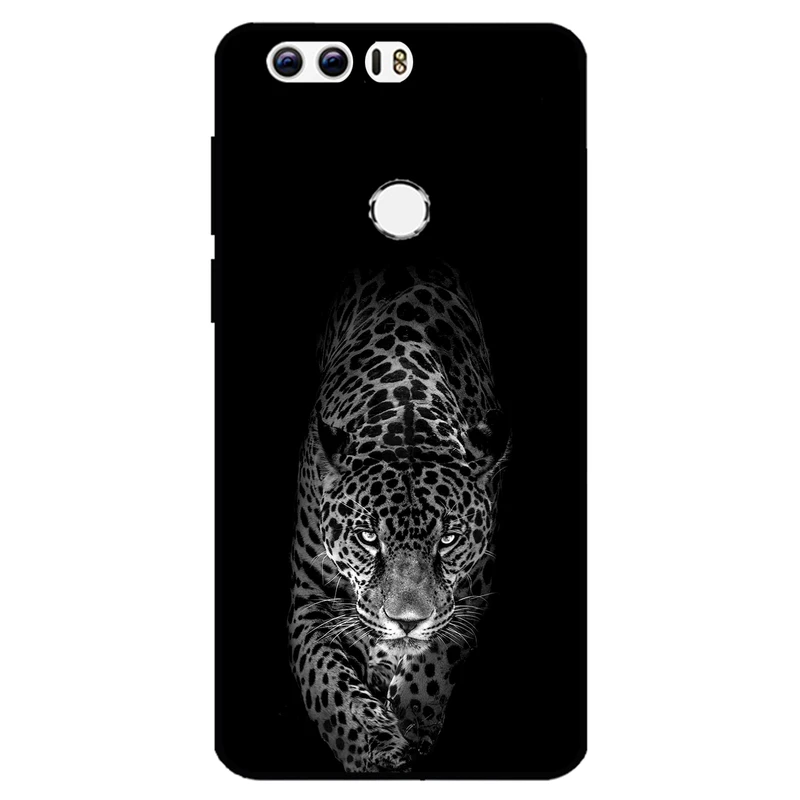 کاور مگافون طرح پلنگ مدل 1879 مناسب برای گوشی موبایل آنر 8   