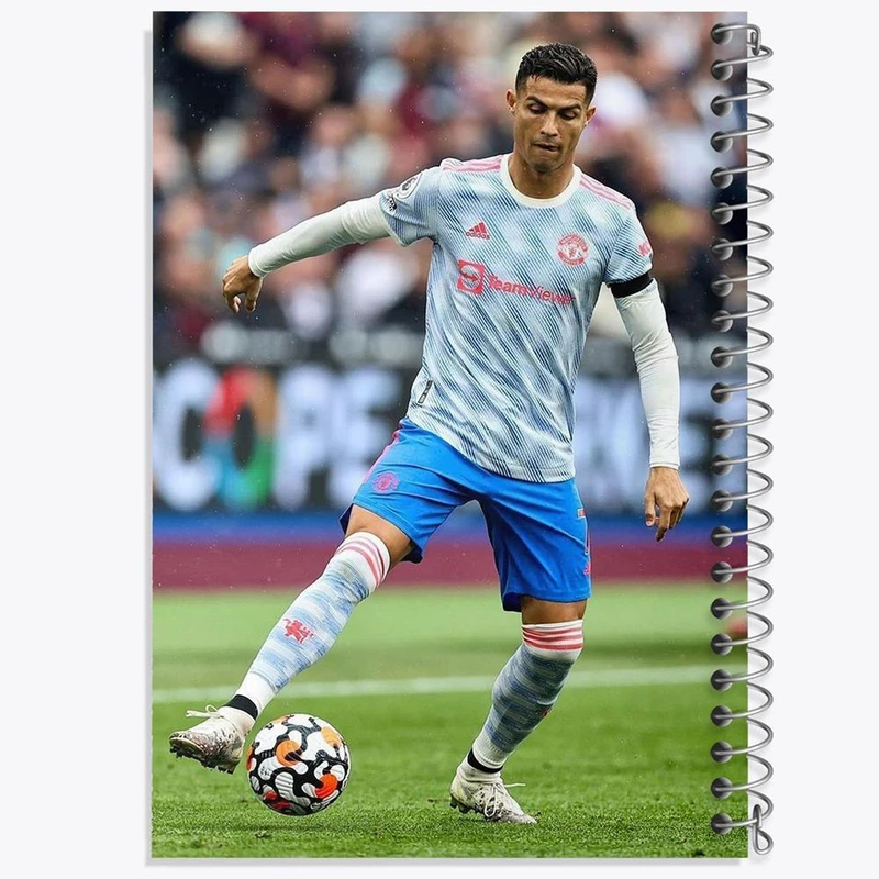 دفتر مشق 100 برگ خندالو طرح کریستیانو رونالدو کد 13895