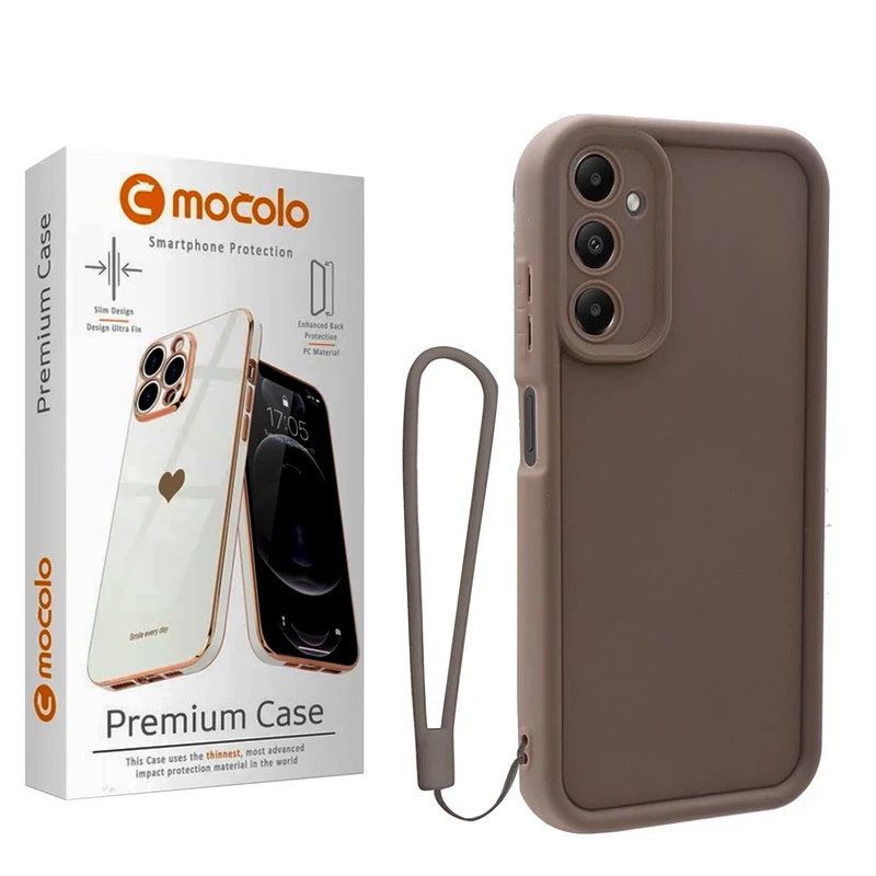 کاور موکولو مدل Silicone Puffer Strap مناسب برای گوشی موبایل سامسونگ Galaxy A17 به همراه بند آویز