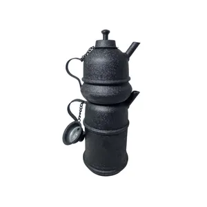 ست کتری و قوری مدل شامورتی گنجایش کتری 4 لیتر گنجایش قوری 2 لیتر