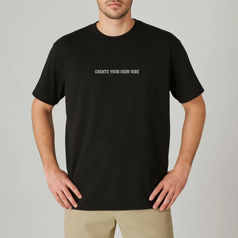 تی‌شرت آستین کوتاه مردانه مدل شهر شب کد 0998